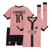 Dres Paris Saint-Germain Ousmane Dembele #10 Tretina pre deti 2024-25 Krátky Rukáv (+ trenírky)